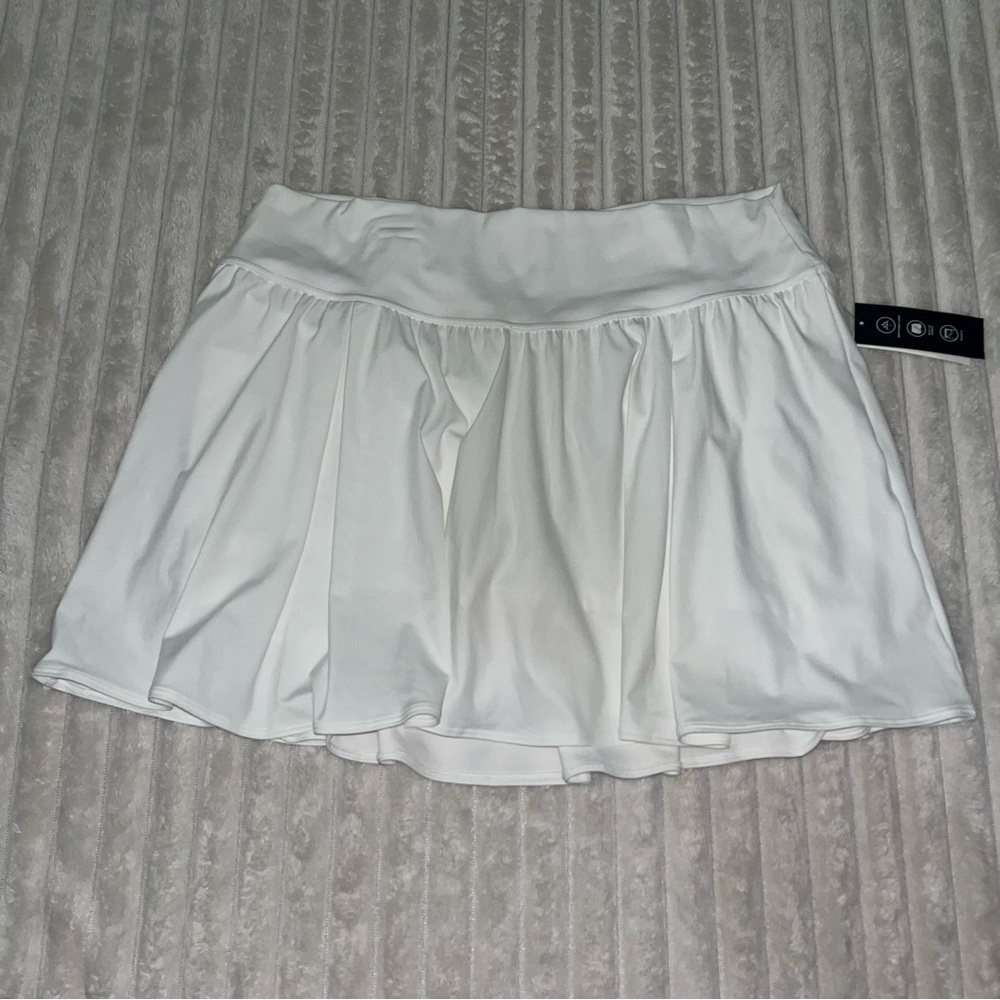 White Gillie Hicks Active Golf Tennis Athlesiure Skortie Size XXL NEW